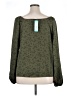 Lush 100% Polyester Green Long Sleeve Blouse Size 1X - photo 2