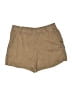 H&M 100% Linen Solid Tan Khaki Shorts Size L - photo 1