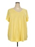 Torrid Yellow Short Sleeve T-Shirt Size 4X Plus (4) - photo 1