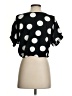 Tabitha Brown for Target Polka Dots Black Short Sleeve Blouse Size XS - photo 2
