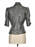 Lotta Stensson 100% Acrylic Metallic Silver Blazer Size 6 - photo 2