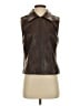 Pendleton 100% Leather Brown Vest Size S - photo 1