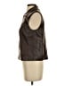 Pendleton 100% Leather Brown Vest Size S - photo 5