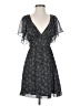 Guess 100% Polyester Paisley Black Cocktail Dress Size S - photo 1