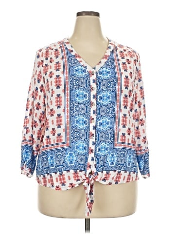 Ruby Rd. 3/4 Sleeve Blouse (view 1)