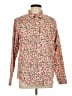 L.L.Bean 100% Cotton Floral Pink Long Sleeve Button-Down Shirt Size L - photo 1