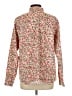 L.L.Bean 100% Cotton Floral Pink Long Sleeve Button-Down Shirt Size L - photo 2