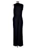 Banana Republic 100% Polyester Solid Black Jumpsuit Size 10 - photo 2