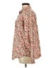 L.L.Bean 100% Cotton Floral Pink Long Sleeve Button-Down Shirt Size L - photo 5