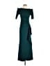 Xscape Teal Cocktail Dress Size 4 - photo 1