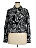 Dennis by Dennis Basso Print Black Jacket Size 16 - photo 1