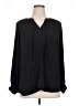 Nine West 100% Polyester Black Long Sleeve Blouse Size 0X - photo 1