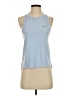 Nike 100% Polyester Blue Active Tank Size S - photo 1