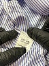 Unbranded 100% Polyester Stripes Blue Long Sleeve Blouse Size XXL - photo 8