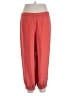 St. John Solid Red Casual Pants Size M - photo 2
