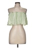 American Threads 100% Rayon Green Sleeveless Blouse Size M - photo 1