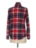 Bobbie Brooks 100% Polyester Plaid Red Long Sleeve Blouse Size M - photo 2
