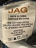 Jag Jeans Chevron-herringbone Blue Jeans Size 10 - photo 8