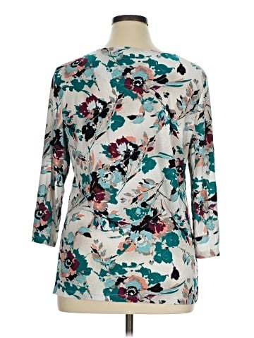 JM Collection 3/4 Sleeve Blouse (view 2)