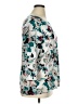 JM Collection Teal 3/4 Sleeve Blouse Size XL - photo 4