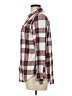 Peyton Jensen Plaid Burgundy Long Sleeve Button-Down Shirt Size L - photo 5
