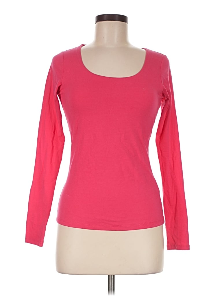 Pre-owned Boden Long Sleeve T-shirt In Pink