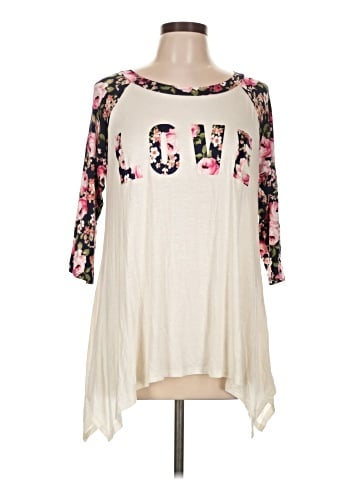 Sweet Pea. 3/4 Sleeve T-Shirt (view 1)