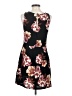 Leith 100% Polyester Floral Black Casual Dress Size S - photo 2