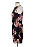 Leith 100% Polyester Floral Black Casual Dress Size S - photo 5