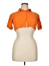 Shein 100% Rayon Orange Short Sleeve Blouse Size 14 - photo 1