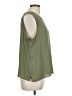 Vince Camuto 100% Polyester Green Sleeveless Blouse Size L - photo 4