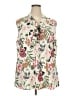Anne Klein Ivory Sleeveless Blouse Size 2X - photo 1
