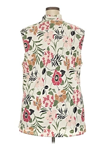 Anne Klein Sleeveless Blouse (view 2)