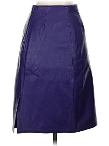 Firenze Santa Barbara Leather Skirt (view 2)