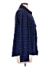 Sanctuary 100% Rayon Plaid Blue Long Sleeve Button-Down Shirt Size L - photo 4