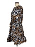 Draper James Print Blue Casual Dress Size L - photo 5