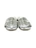 Kaanas 100% Leather Silver Sandals Size 8 - photo 2