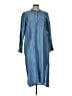 J.Crew Blue Casual Dress Size L - photo 1