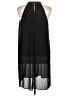 ING 100% Polyester Solid Black Casual Skirt Size 1X - photo 2