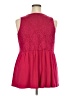 Torrid Red Sleeveless Blouse Size 2X Plus (2) - photo 2