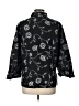 Talbots Floral Black 3/4 Sleeve Button-Down Shirt Size L - photo 2