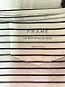 FRAME 100% Cotton Stripes White Ivory Short Sleeve T-Shirt Size M - photo 4