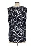 Ann Taylor Blue Sleeveless Blouse Size L - photo 2