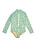 Crewcuts Outlet Paisley Green Rash Guard Size 2 - photo 1