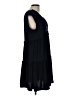 Violet Weekend Solid Black Casual Dress Size L - photo 4