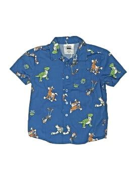 Disney Pixar Short Sleeve Button Down Shirt