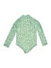 Crewcuts Outlet Paisley Green Rash Guard Size 2 - photo 2