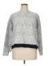 T by Talbots Paisley Silver Pullover Sweater Size XL - photo 1
