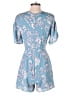 Mia + Tess 100% Polyester Floral Blue Romper Size S - photo 2
