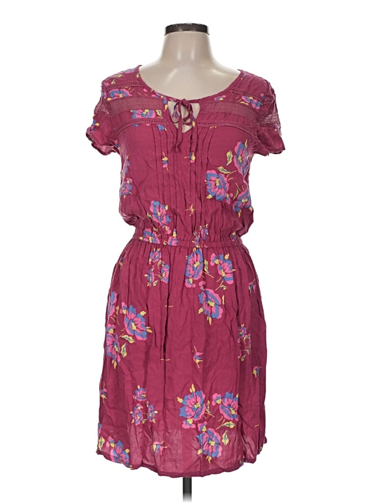 Pre-owned Matilda Jane Casual Dress In Burgundy